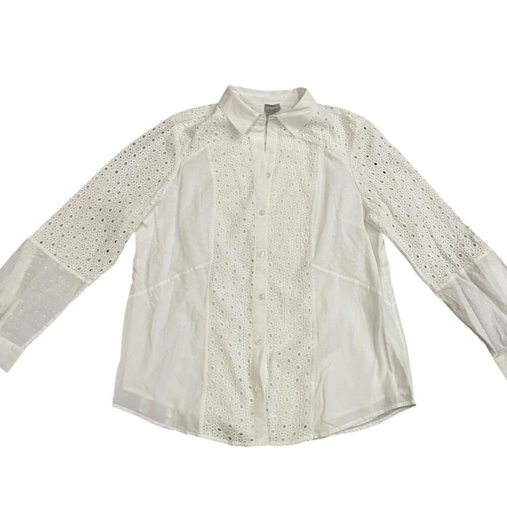 Chico-s Women's White Blouse